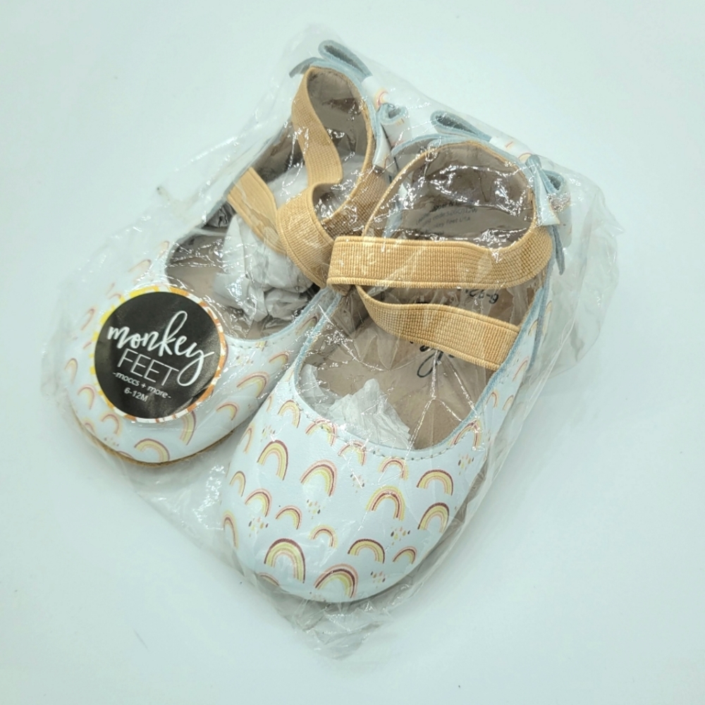 BRAND NEW IN BAG BABY BALLET FLATS WITH BOWS